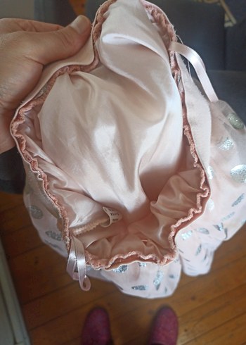 Puantiyeli Pembe Fırfırlı Kız Eteği - Görsel 7