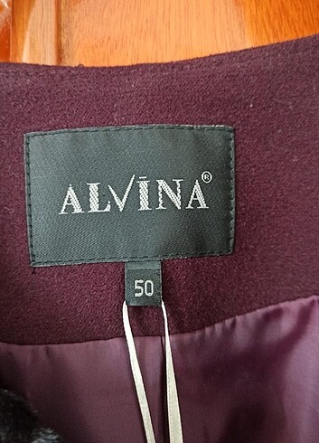 50 Beden Alvina marka büyük beden kaban