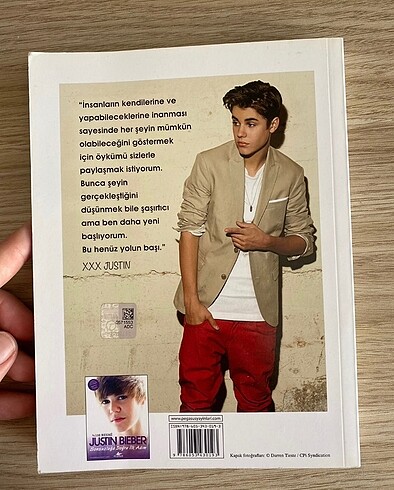  Beden Renk Justin Bieber Yolun Başı Kitabı