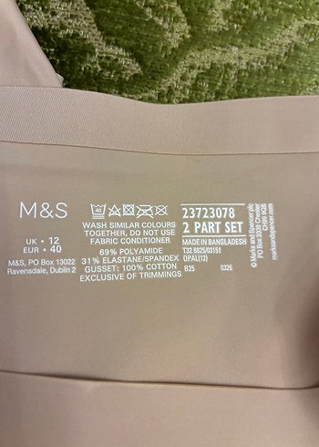 Marks & Spencer M S Bej Korse
