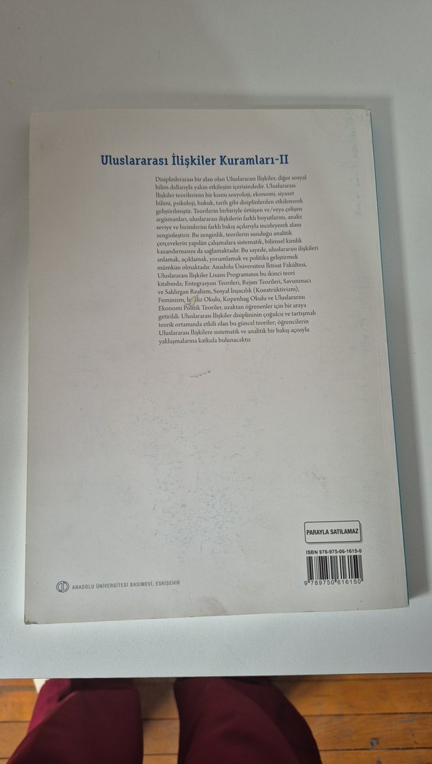 Uluslararası İlişkiler Kuramları-II Kitabı - Görsel 3
