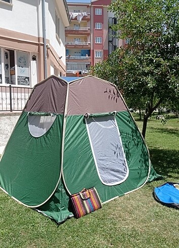 Çift Kapılı Kamp Çadırı