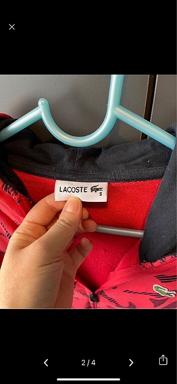 Lacoste Lacoste fermuarlı hırka