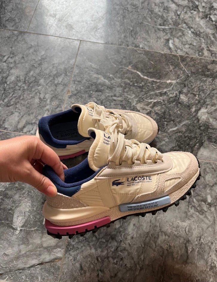 Lacoste Beyaz Bağcıklı bayan Sneakers - Görsel 2