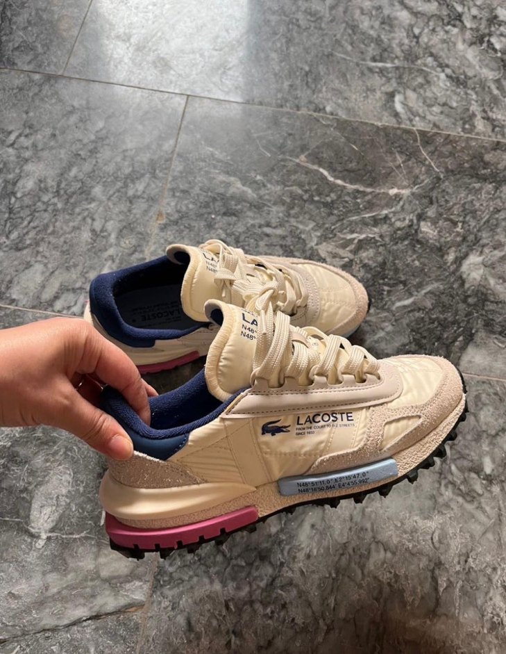 Lacoste Beyaz Bağcıklı bayan Sneakers - Görsel 4