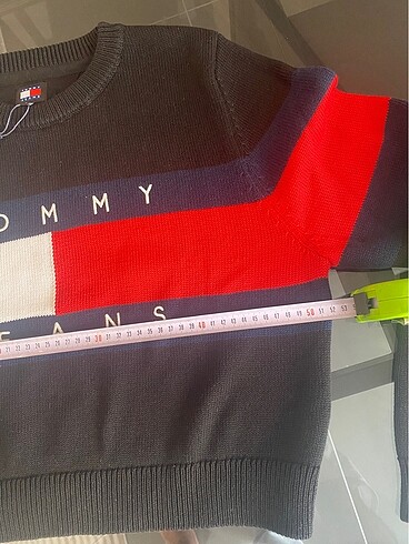 Tommy hilfiger crop kazak - Görsel 5