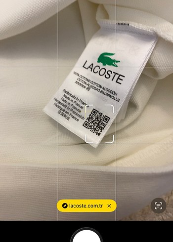 Lacoste Erkek Beyaz Pamuklu Sweatshirt - Görsel 4