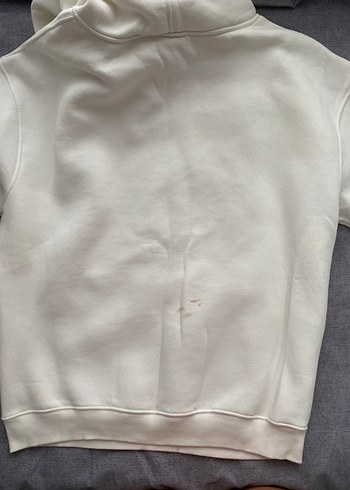 Diğer Beyaz Kapüşonlu Kadın Sweatshirt