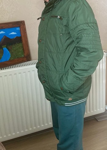 lc Waikiki çocuk yeşil mont - Görsel 3