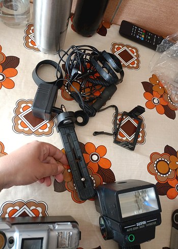 Siyah Beyaz Retro Film Kamera Seti - Görsel 6