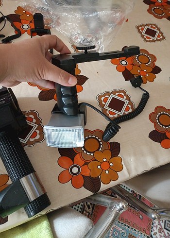 Siyah Beyaz Retro Film Kamera Seti - Görsel 3