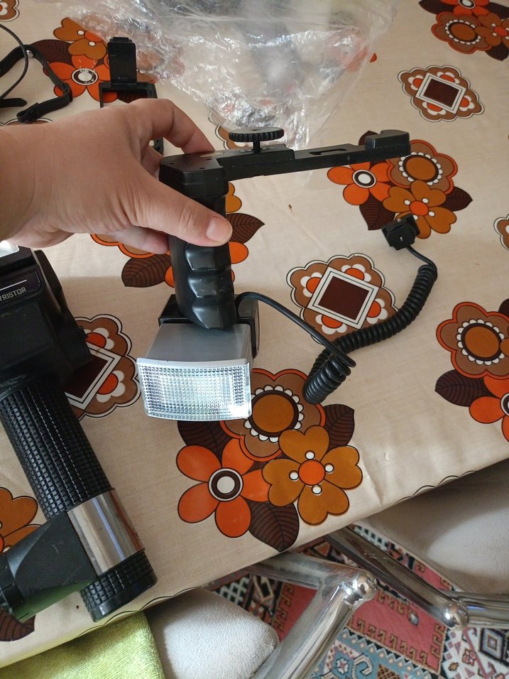 Siyah Beyaz Retro Film Kamera Seti - Görsel 3