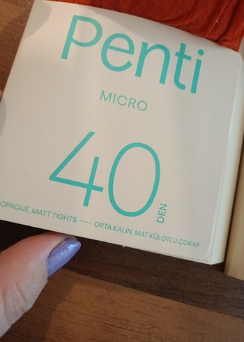 Penti 40 Denye Mini Pamuklu Çorap Çift Set - Görsel 6