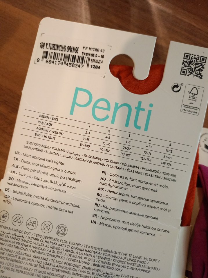 Penti 40 Denye Mini Pamuklu Çorap Çift Set - Görsel 5