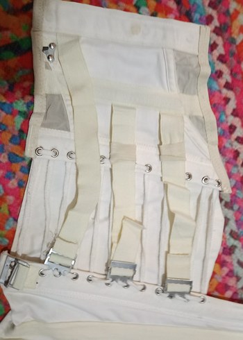 Beyaz Uzun Bantlı Strappy Büstiyer - Görsel 2