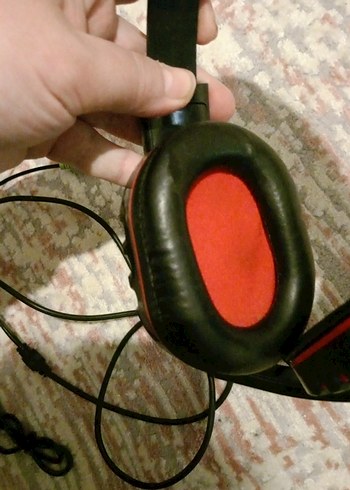 Renkli Kırmızı Mikrofonlu Kulaklık - Görsel 6