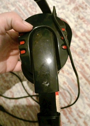 Renkli Kırmızı Mikrofonlu Kulaklık - Görsel 5