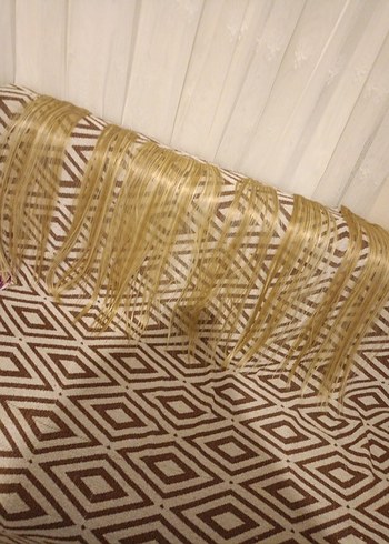 Bej Pilili Bohem Saç Aksesuarı - Görsel 8