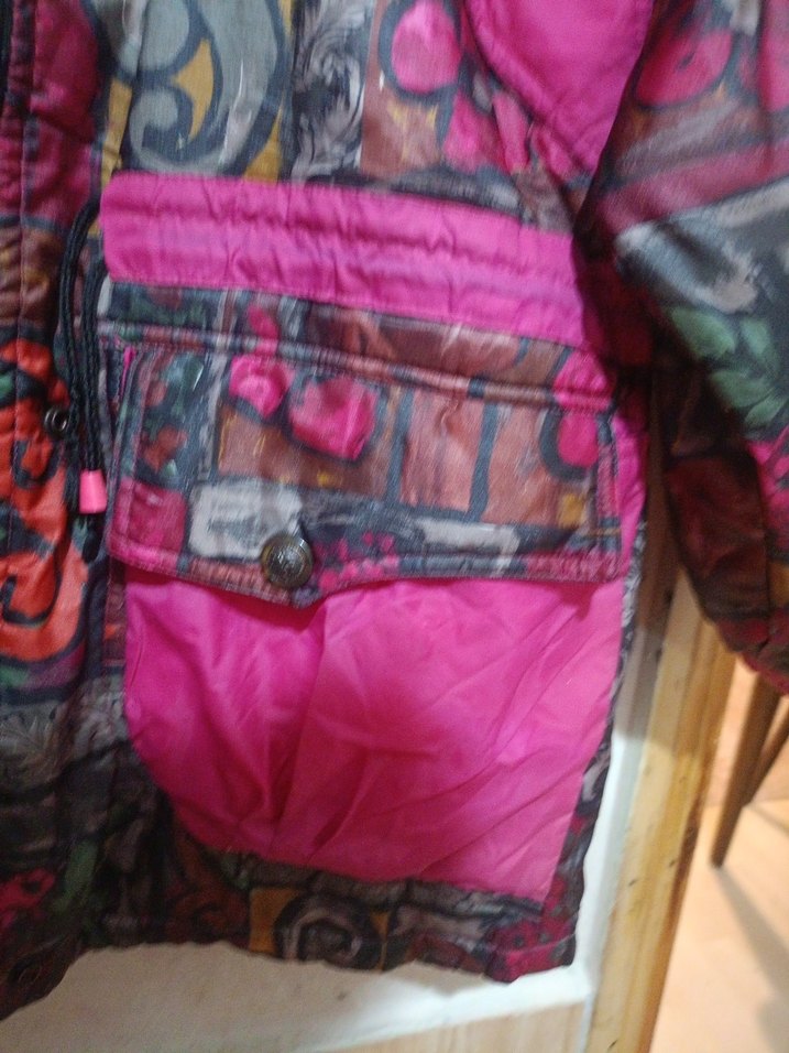 Renkli Desenli Kapüşonlu - Görsel 3