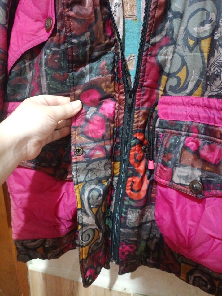 Renkli Desenli Kapüşonlu - Görsel 4