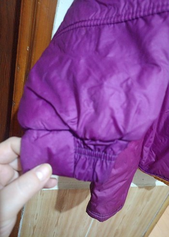 Mor Kadın Midi Boy Kış Montu - Görsel 6