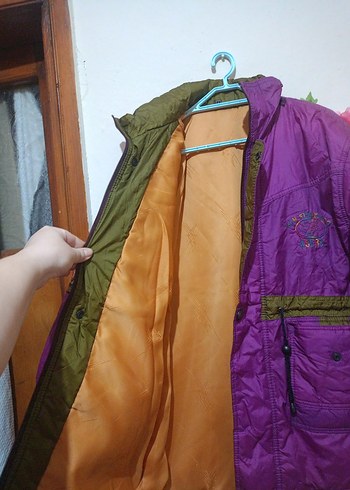 Mor Kadın Midi Boy Kış Montu - Görsel 4