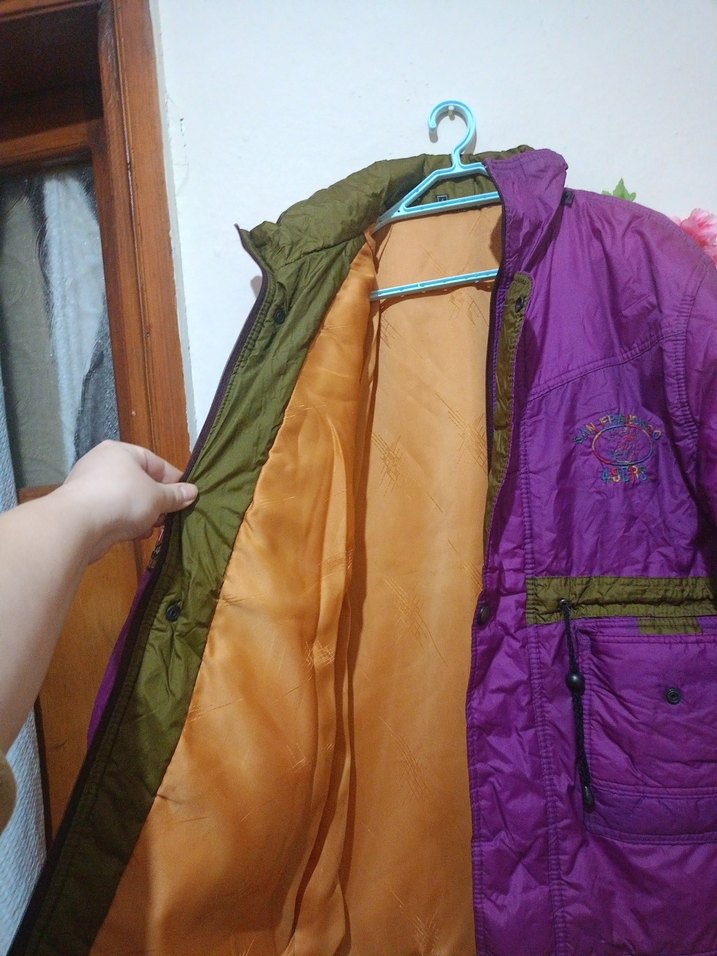 Mor Kadın Midi Boy Kış Montu - Görsel 4