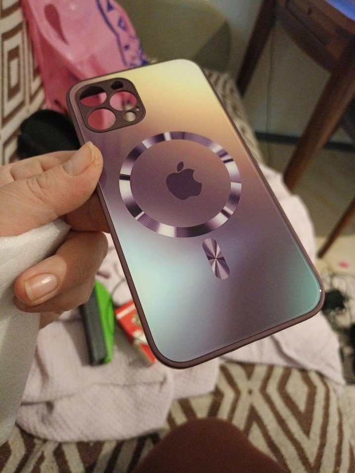 Parlak Mor Bohem Telefon Kılıfı - Görsel 4