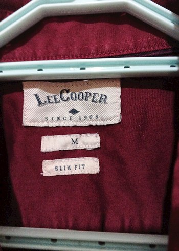 Lee Cooper Bordo Slim Fit Erkek Tisort
