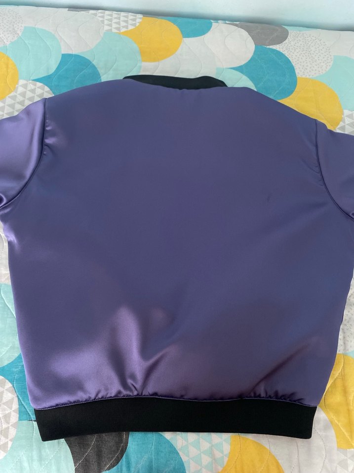 Mor Bomber Ceket - Görsel 5