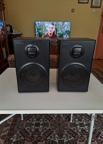 Siyah Dijital Hoparlör Çift - Görsel 3