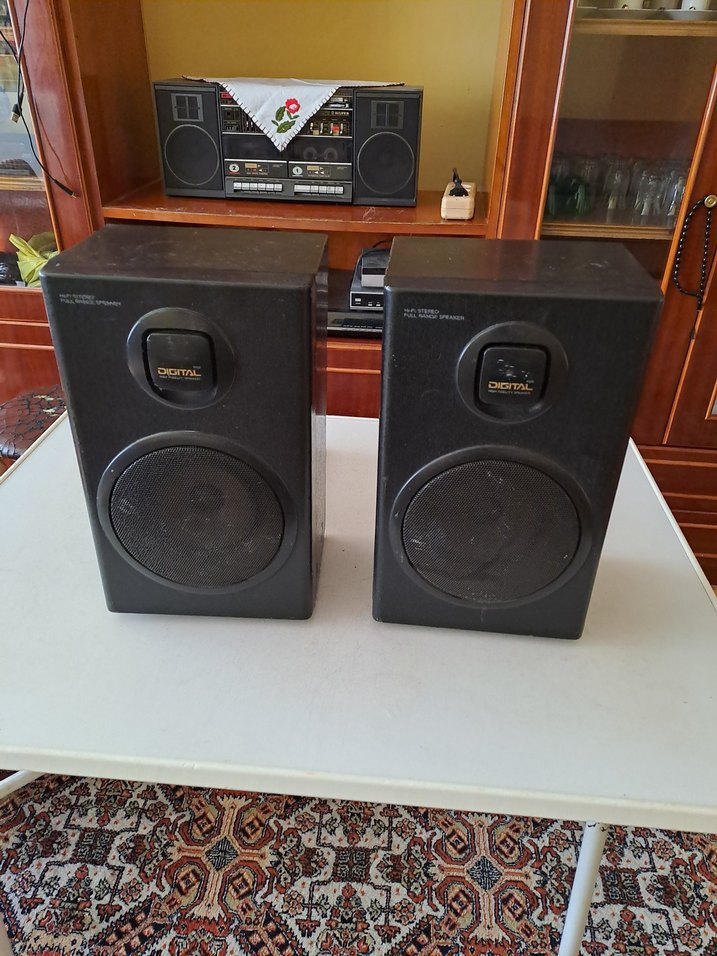 Siyah Dijital Hoparlör Çift - Görsel 4