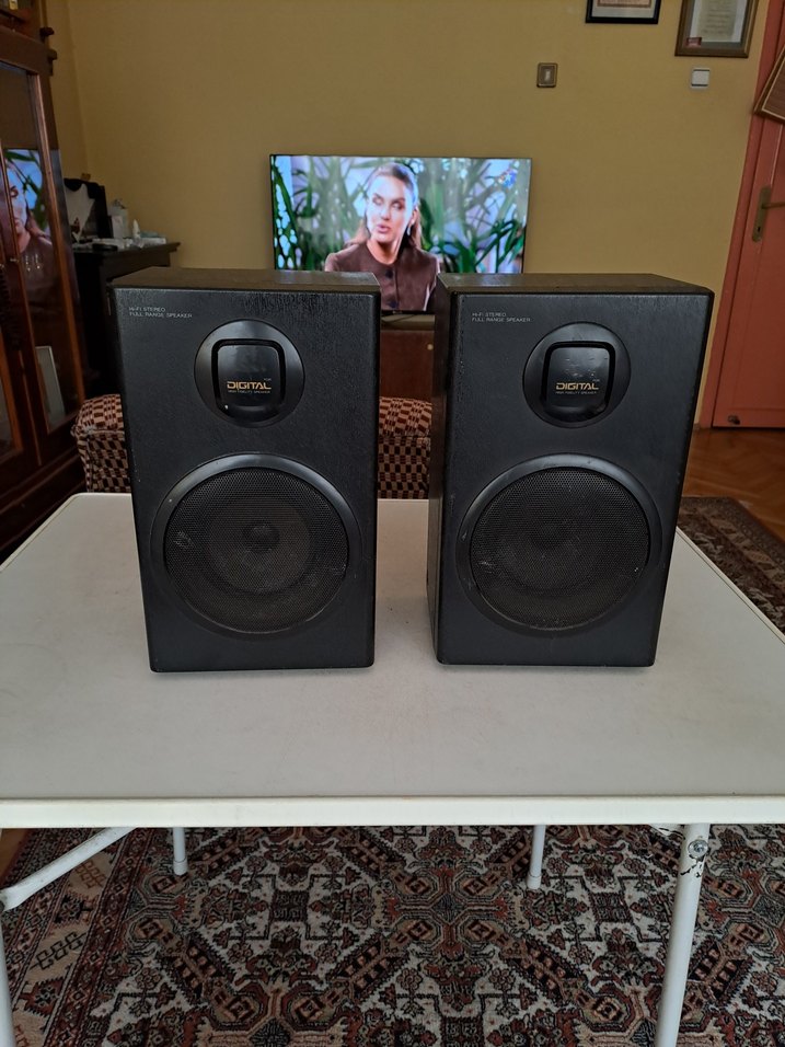 Siyah Dijital Hoparlör Çift - Görsel 3