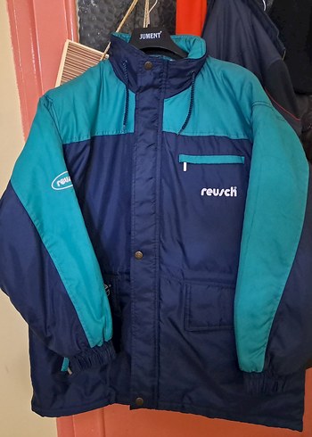 Düğmeli Lacivert-Yeşil Erkek Kayak Ceketi - Görsel 10