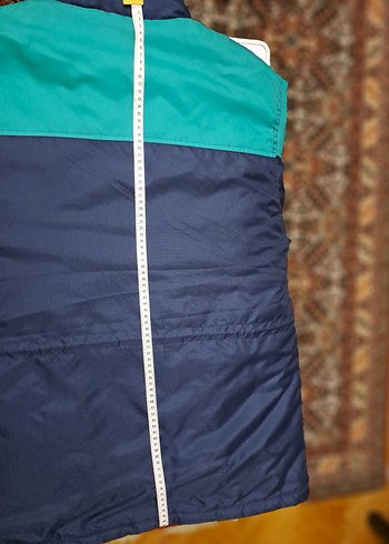 Düğmeli Lacivert-Yeşil Erkek Kayak Ceketi - Görsel 4