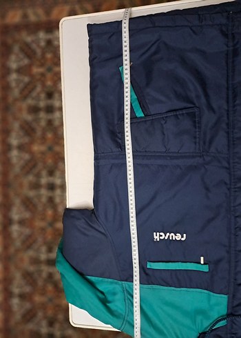 Düğmeli Lacivert-Yeşil Erkek Kayak Ceketi - Görsel 5