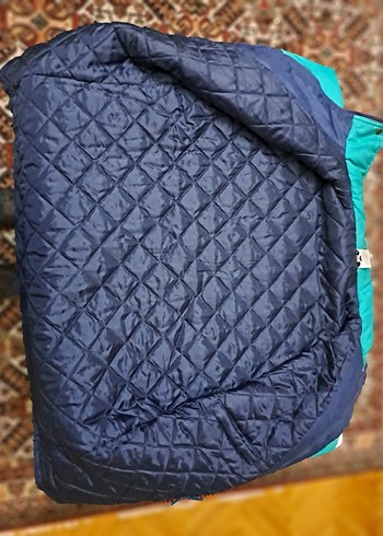 Düğmeli Lacivert-Yeşil Erkek Kayak Ceketi - Görsel 8