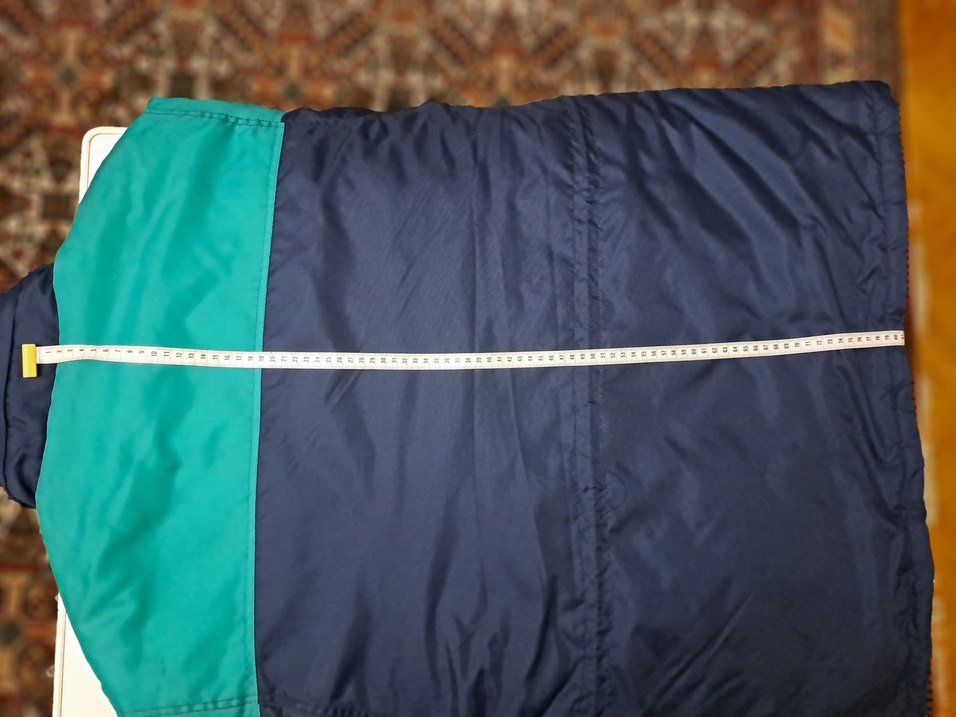 Düğmeli Lacivert-Yeşil Erkek Kayak Ceketi - Görsel 3