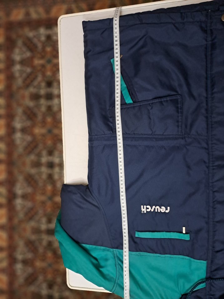 Düğmeli Lacivert-Yeşil Erkek Kayak Ceketi - Görsel 5