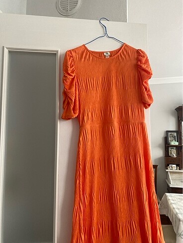 River Island Turuncu maxi boy elbise