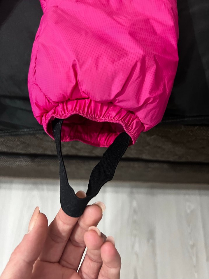 Kız Bebek Pembe Kapüşonlu Kar Tulumu - Görsel 4