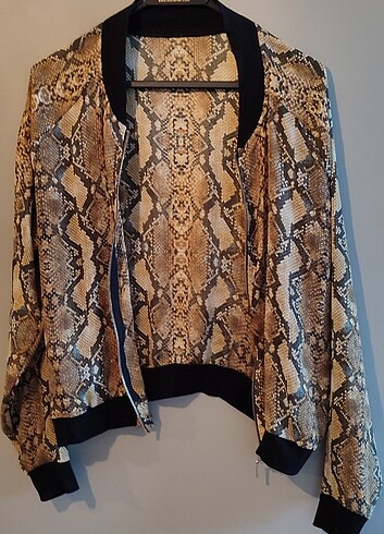 40 Beden Leopar desen şifon 