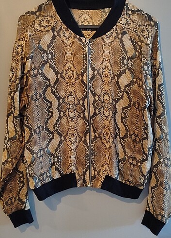 40 Beden camel Renk Leopar desen şifon 
