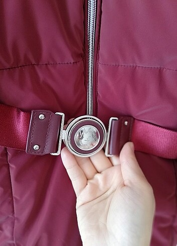 s Beden bordo Renk Kışlık mont