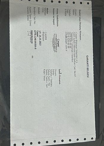 Siyah Casper Excalibur G770 Oyun Laptopu Bilgisayar - Görsel 7