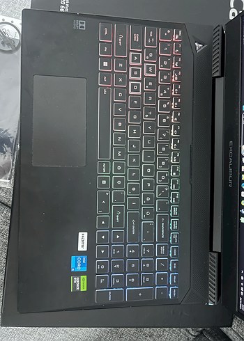 Siyah Casper Excalibur G770 Oyun Laptopu Bilgisayar - Görsel 2