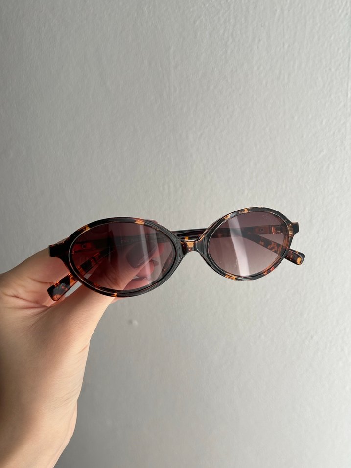 Miu Miu Kadın Kahverengi Parlak Gözlük - Görsel 3