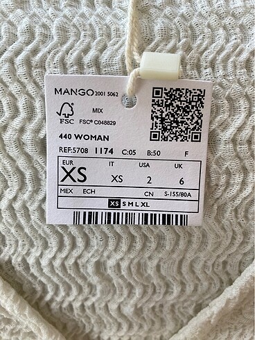 Mango Mango rustik elbise