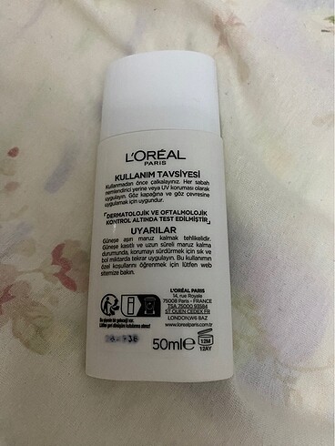 Loreal Paris Loreal güneş kremi