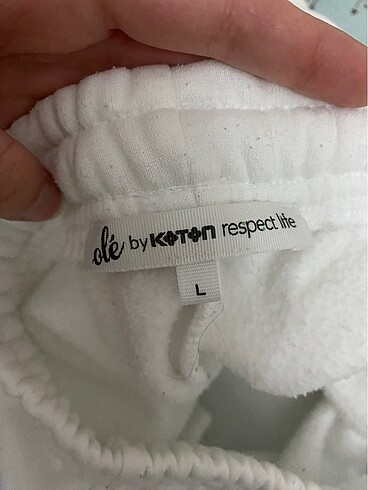 Koton beyaz eşofman - Görsel 2